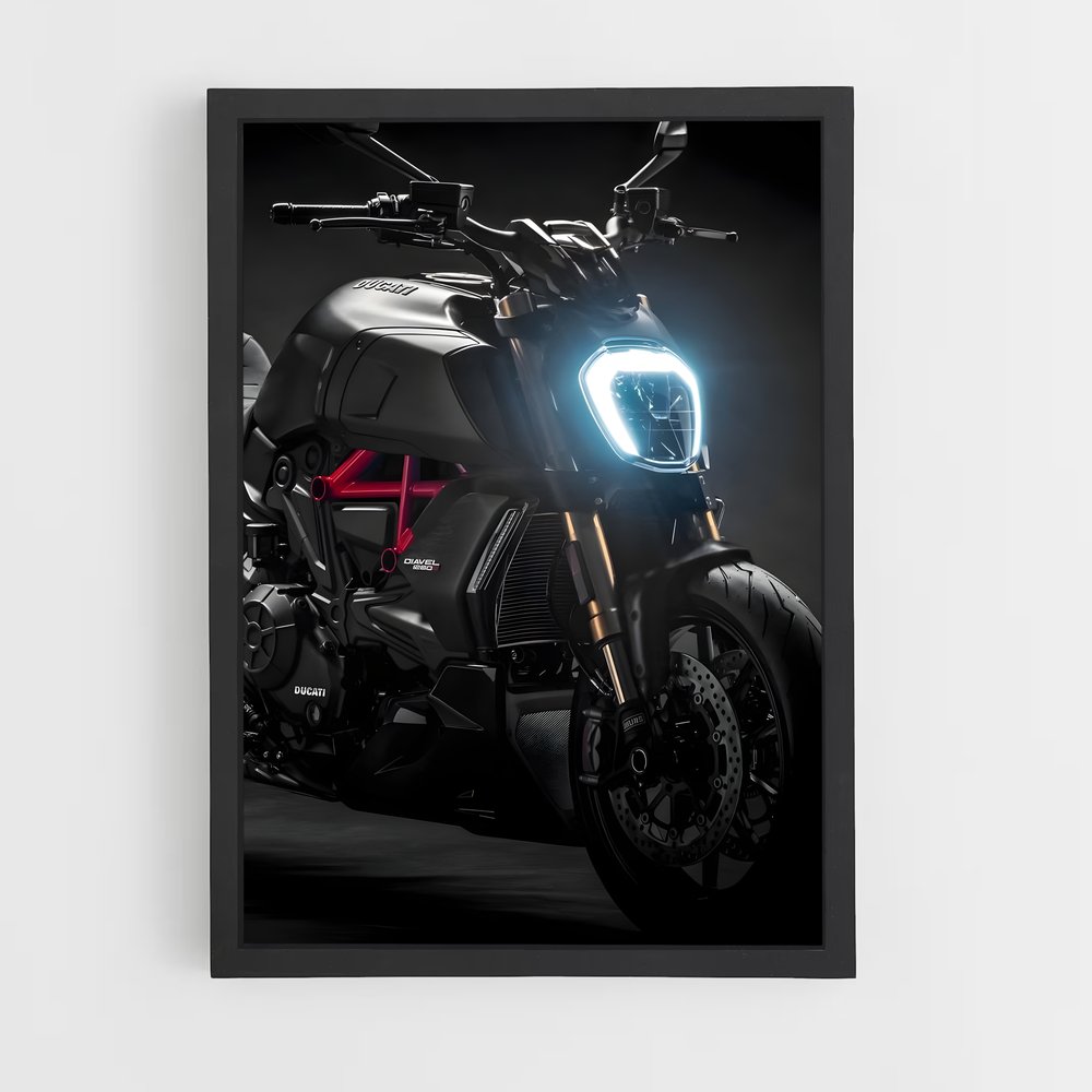 Poster Diavel en Fureur – affiche Ducati (vue 2)